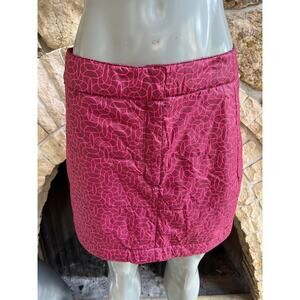 Mountain Hardwear Winter Fleece Lined Pink Skirt Women's Size Medium.